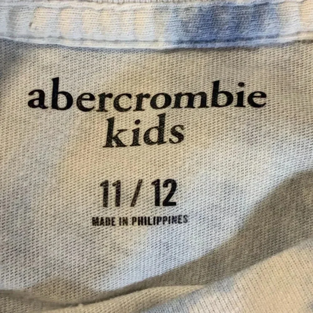 Abercrombie&Fitch Boys Camouflage & Tie Dye Long Sleeve Crew Neck Shirts Sz 11/1